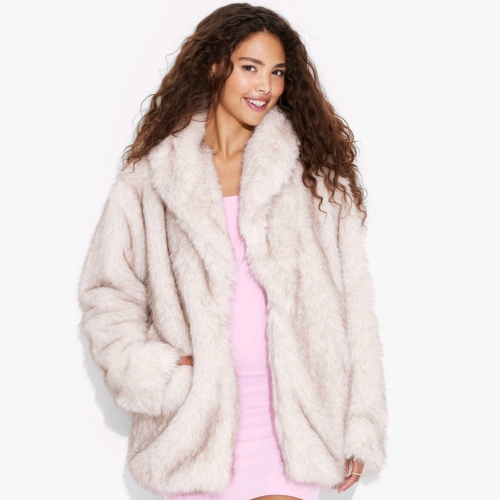 Wild Fable Faux Fur Jacket NWT